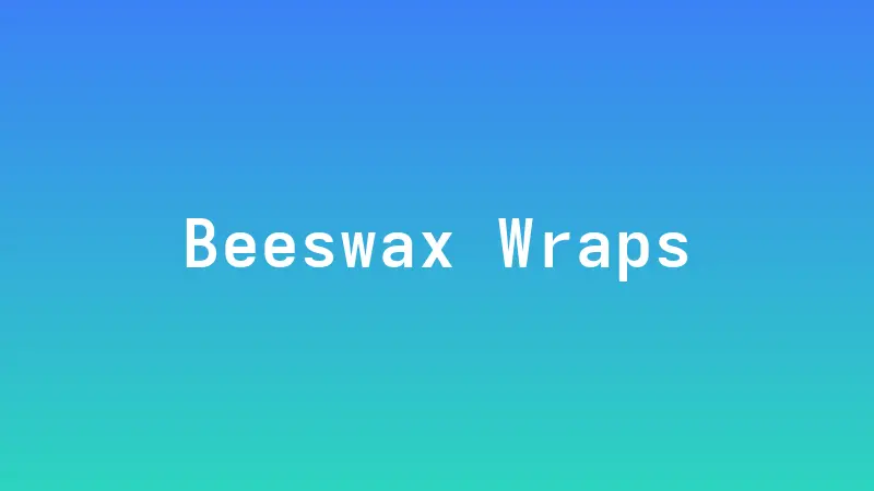 Reusable Beeswax Wraps logo